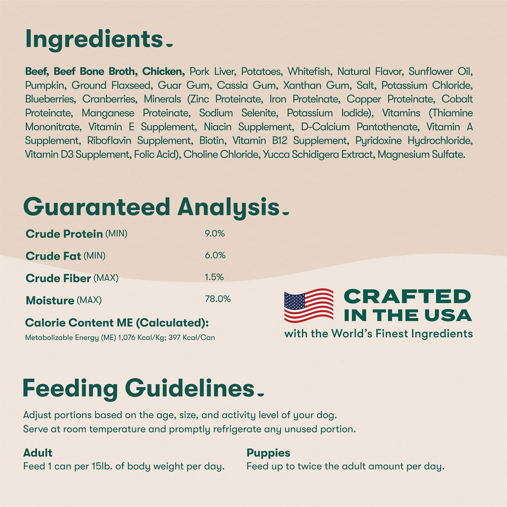 Jinx Premium Beef Pate: supports coat health with flavorful, moisture-rich formula