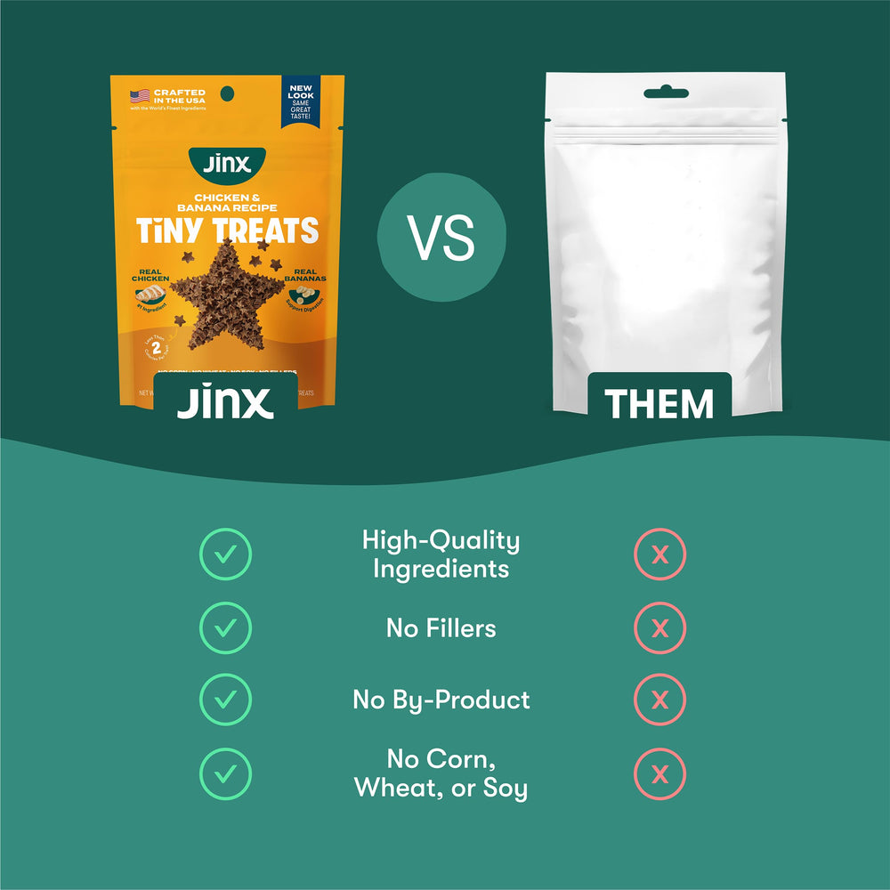 Jinx real banana adds fiber and fruity sweetness for dogs.