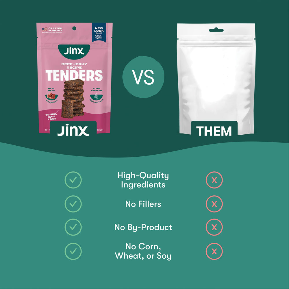 Jinx Tenders for all life stages demonstrates suitability from puppies to seniors.