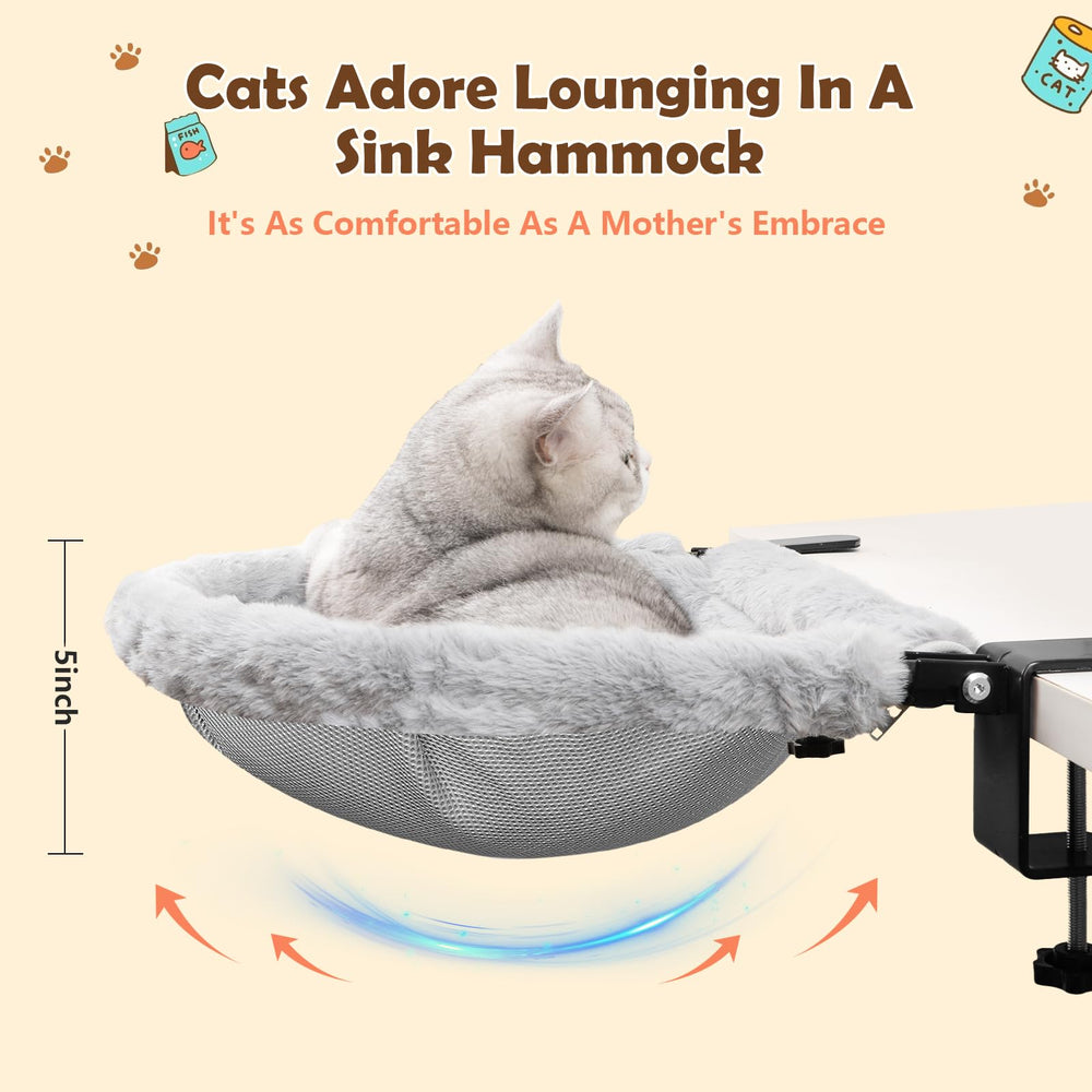 JinxZap X-Large sunken hammock cradling a cat for cozy naps