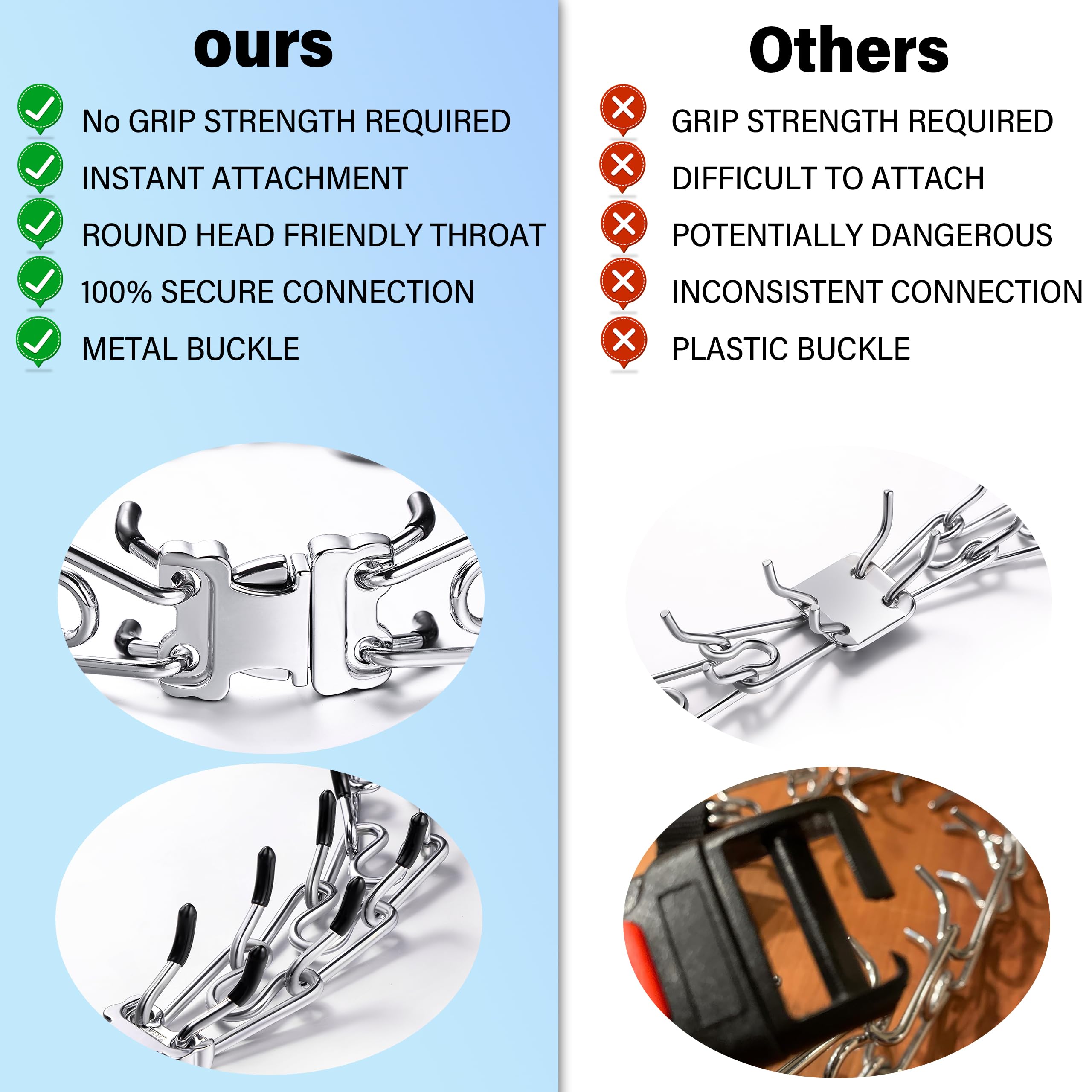 JIPIMON stainless steel collar resists rust for long-lasting training.