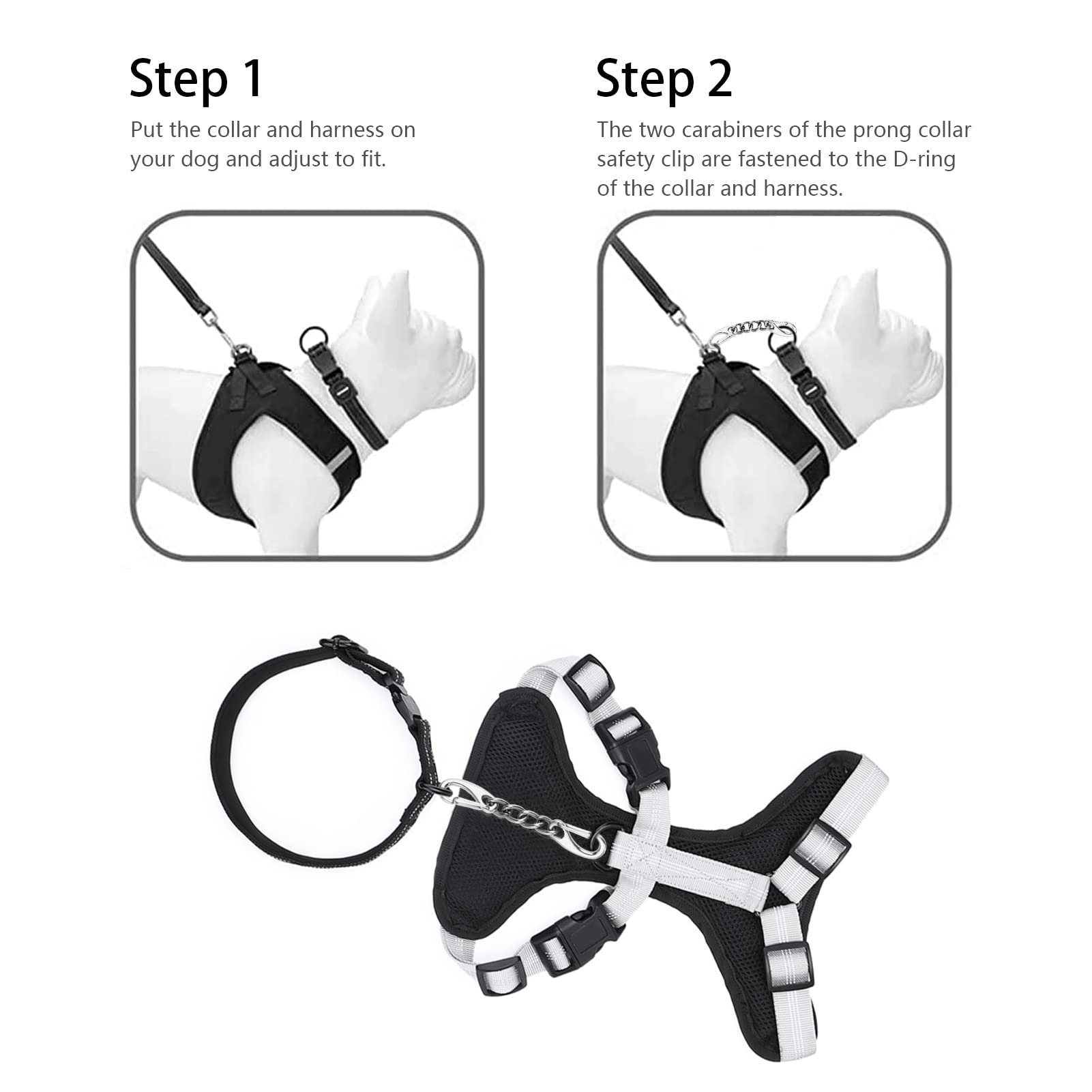 JIPIMON rust-resistant metal clip designed for daily dog wear.