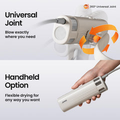JirPet 1500W brushless motor delivers strong, efficient airflow