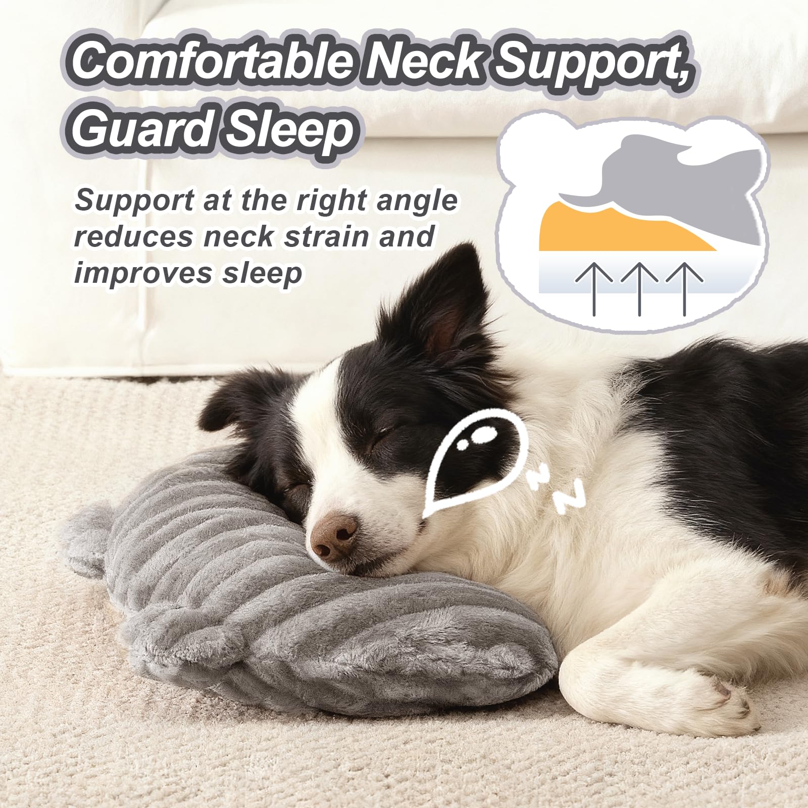 Jiupety pillow uses high-resilience filling for lasting comfort during rest