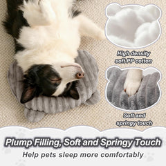 Jiupety bear-ear orthopedic design supports breathing and calm behavior