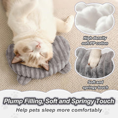Jiupety dog calming pillow in soft plush fabric for cozy rest
