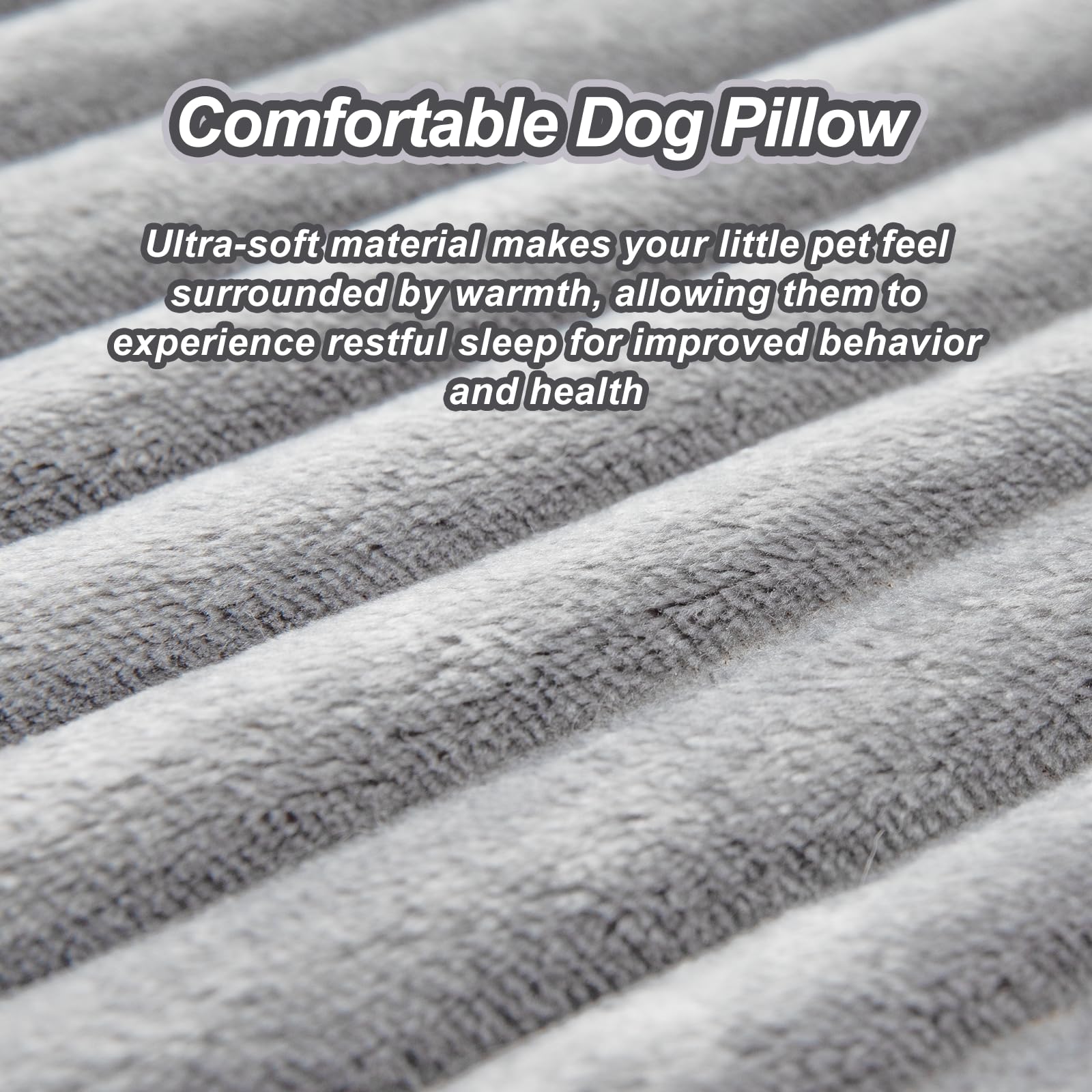 Jiupety orthopedic calming pillow creates a safe ergonomic resting space for pets.