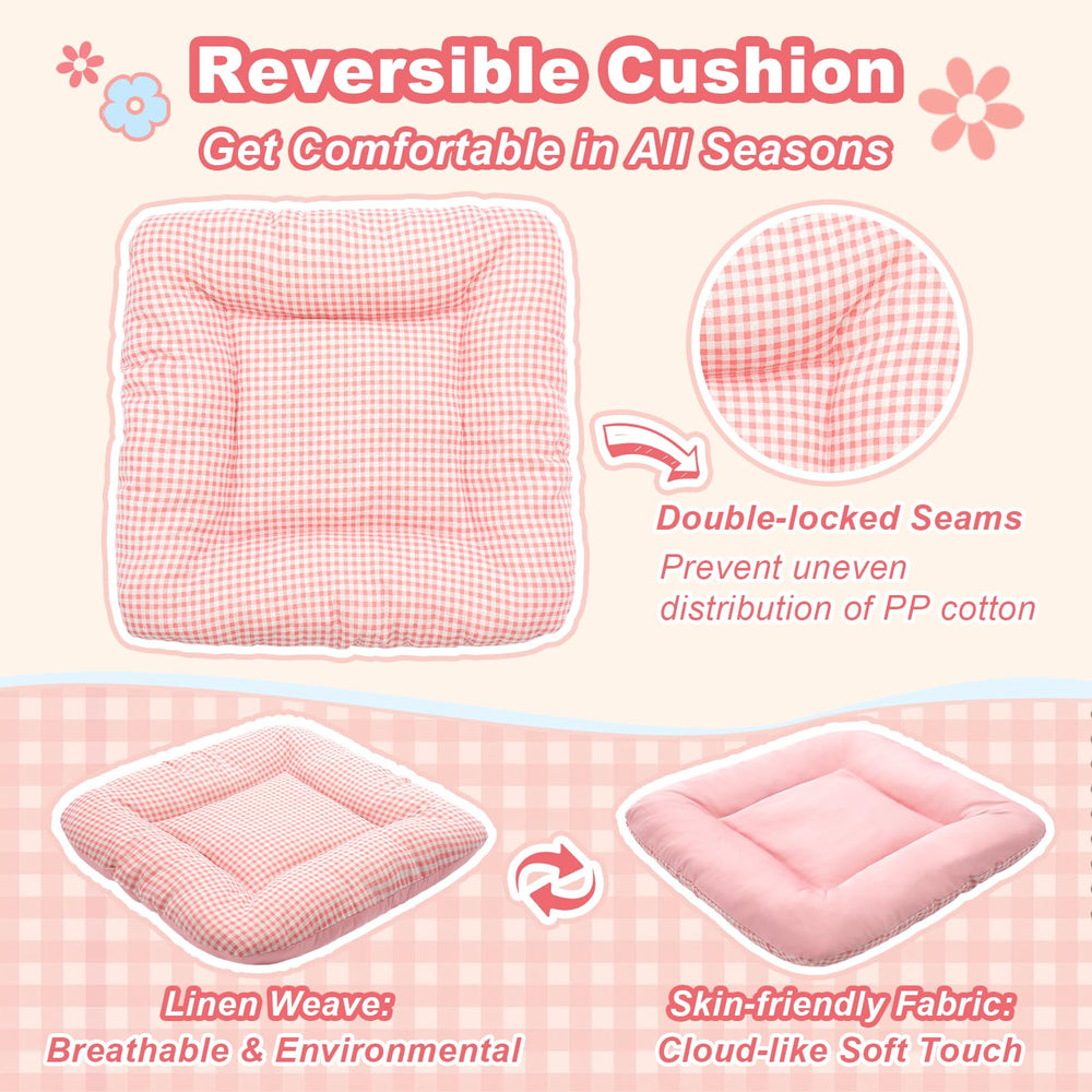 Jiupety washable cover and cushion simplify cleaning after use.