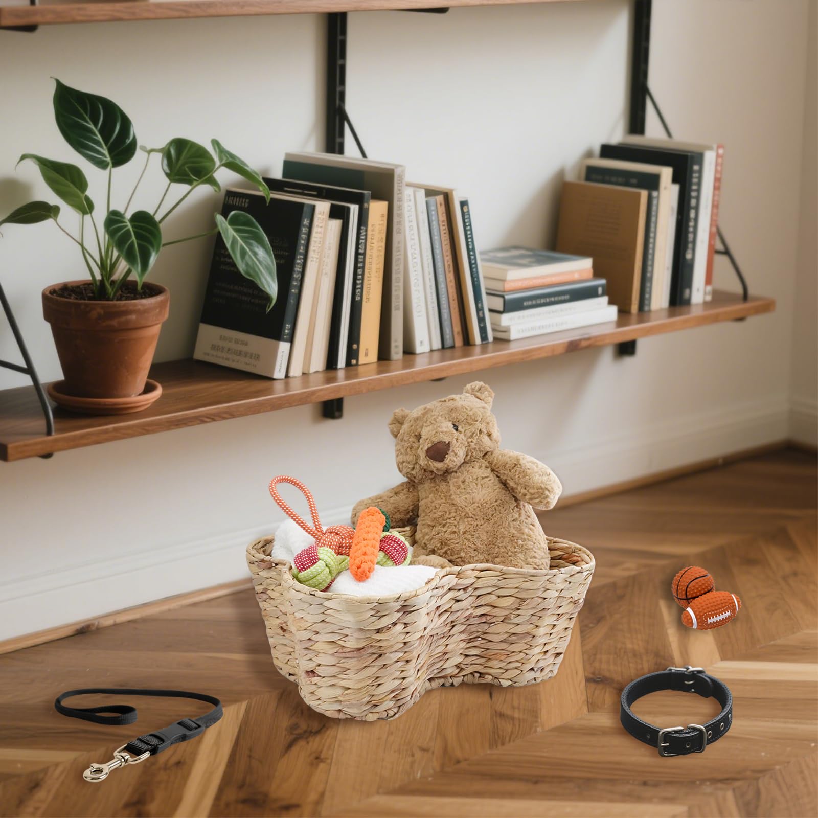 JJSQYLAN open-top design gives easy access to toys and essentials