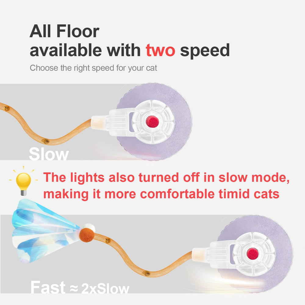 Jkanti elastic tail attachment in action highlights extra stimulation during play.