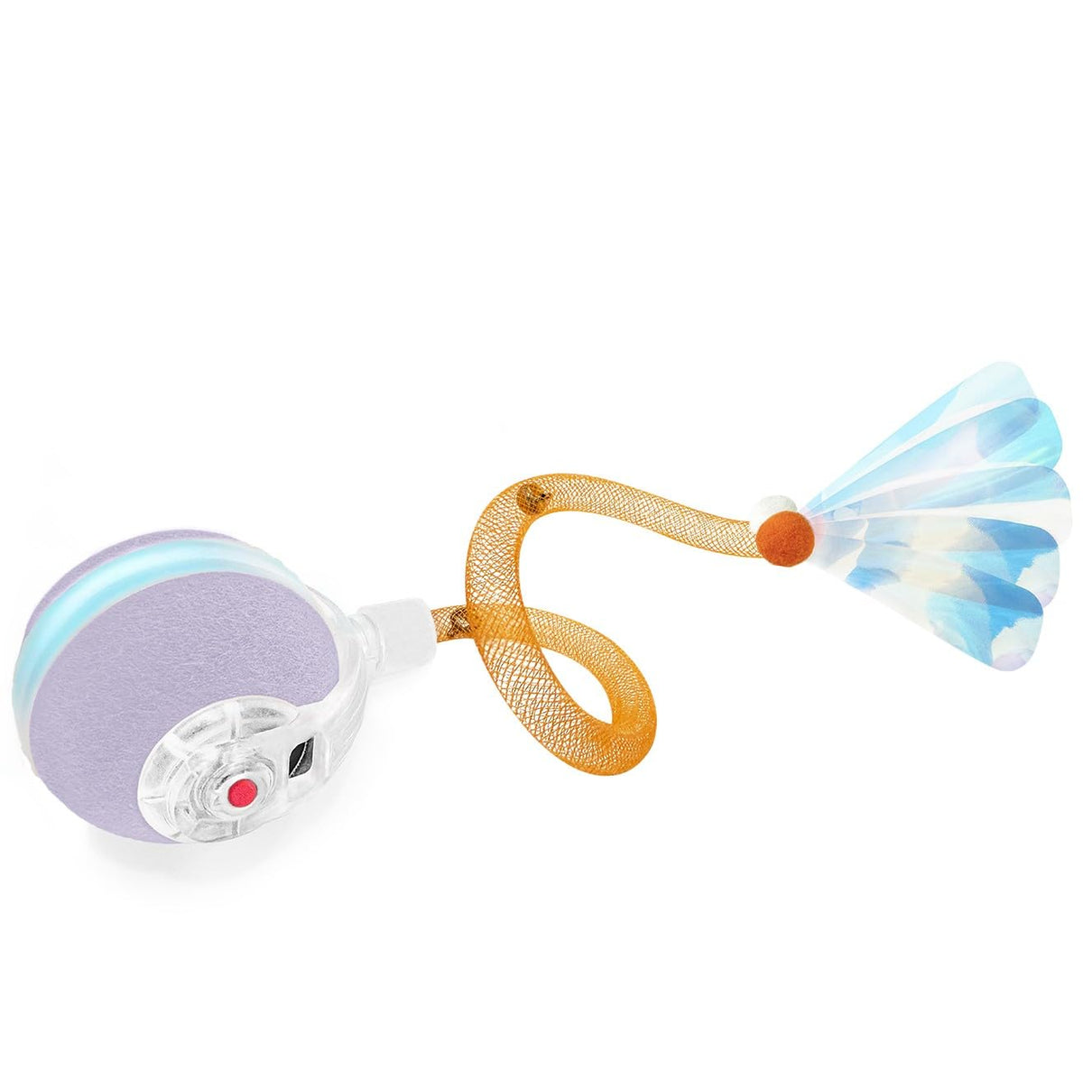 Jkanti interactive cat ball purple front view shows engaging indoor play.
