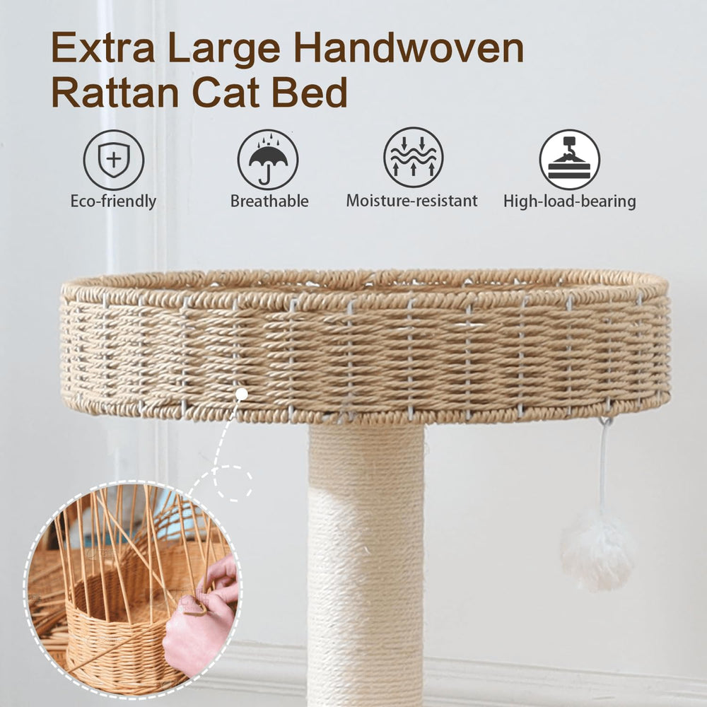 JLDUQKUM handwoven nest delivers a snug retreat for lounging.