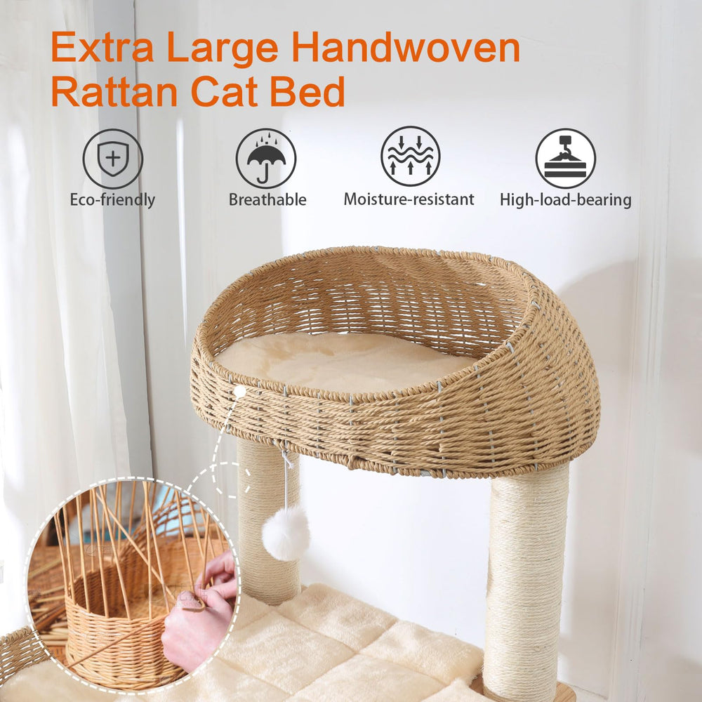 JLDUQKUM durable base and posts endure busy multi-cat use.