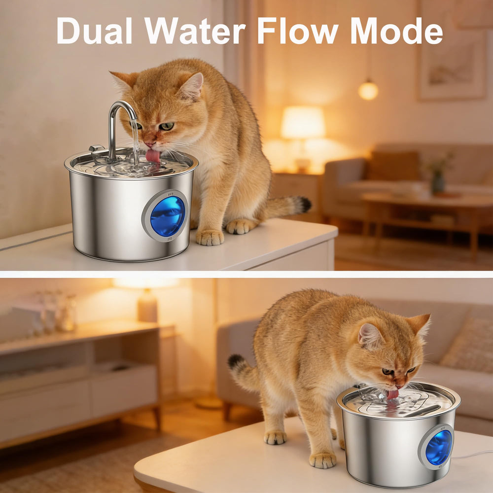 JLVDXN 3-stage filtration removes debris for clean water.