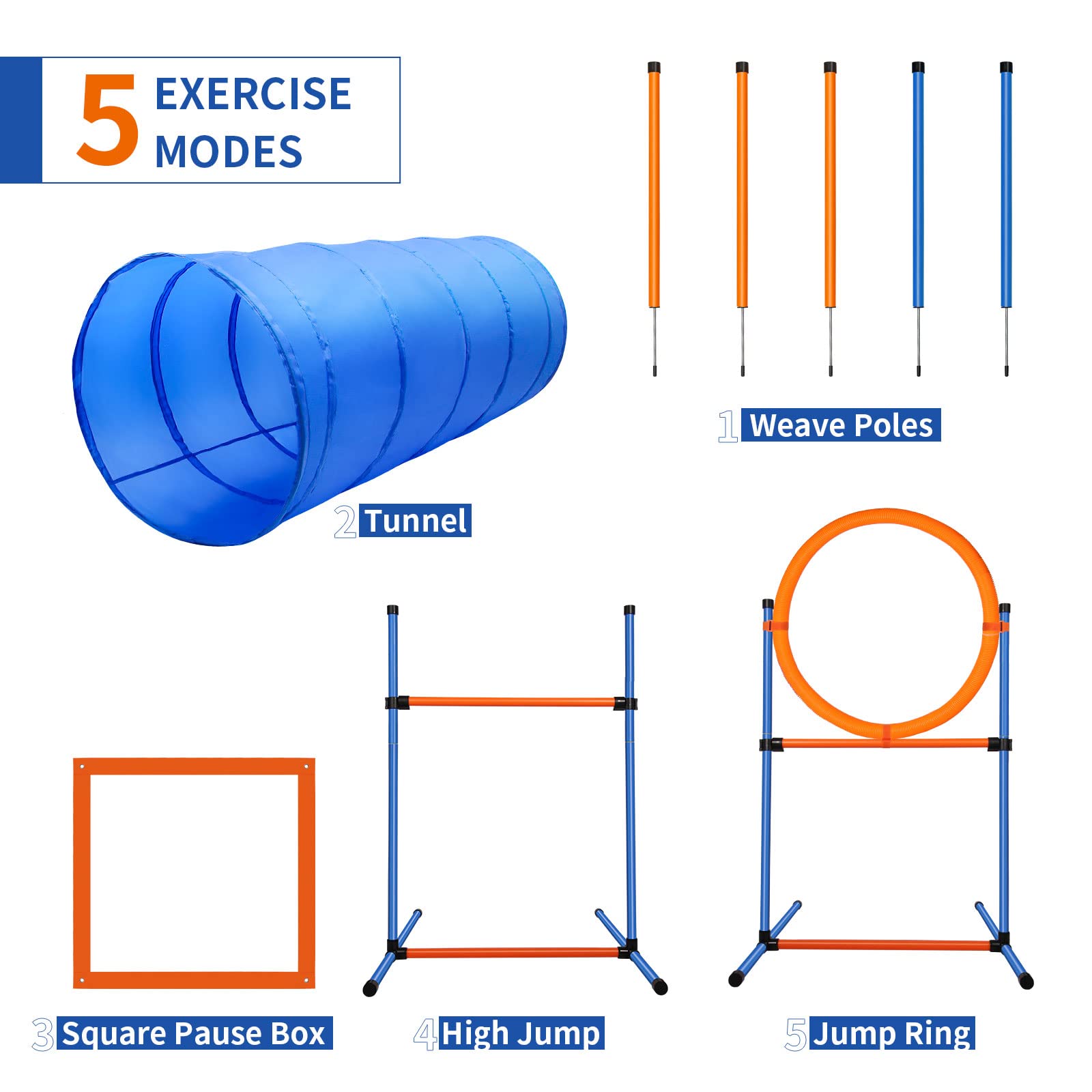 JMMPOO carrying cases simplify transport and storage.