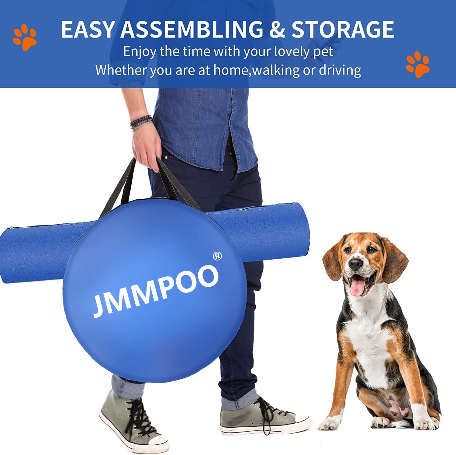 JMMPOO training whistle aids clear commands during drills.