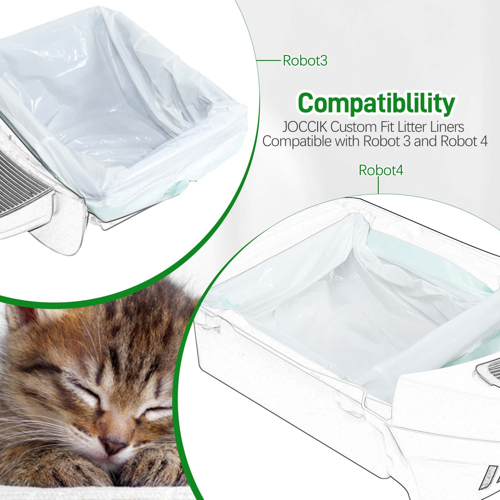 JOCCIK drawstring bags enable quick disposal with minimal spills