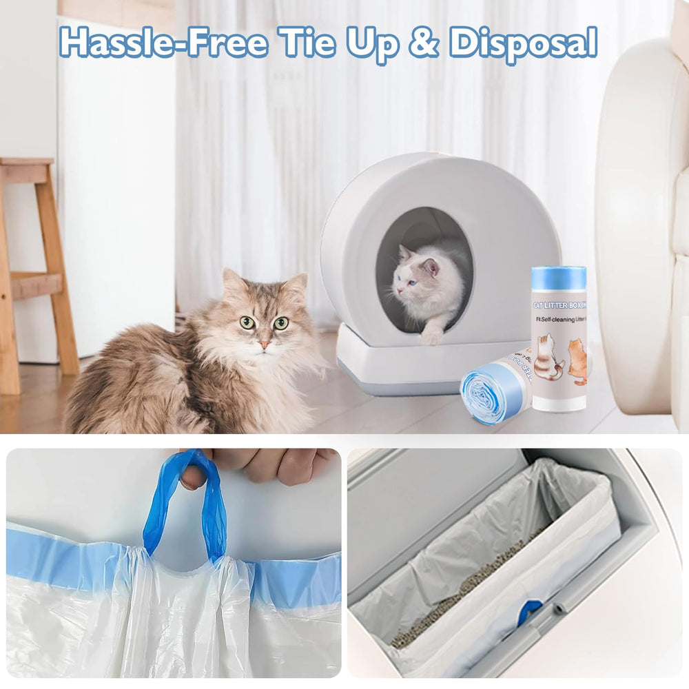 Joddguu 18x12.6 inch liner size fits compatible automatic litter boxes securely