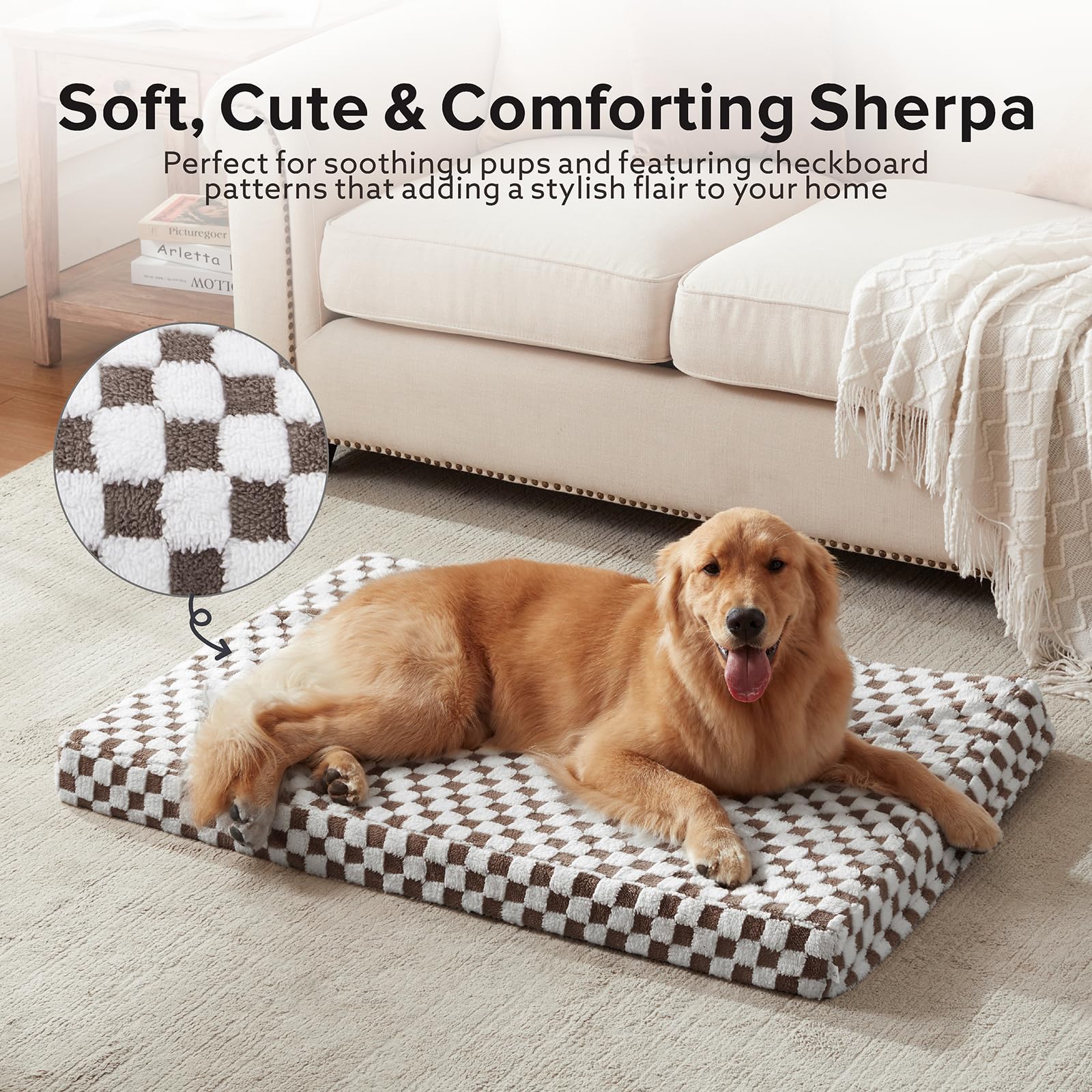 Non-slip bottom keeps the bed secure during play and rest.