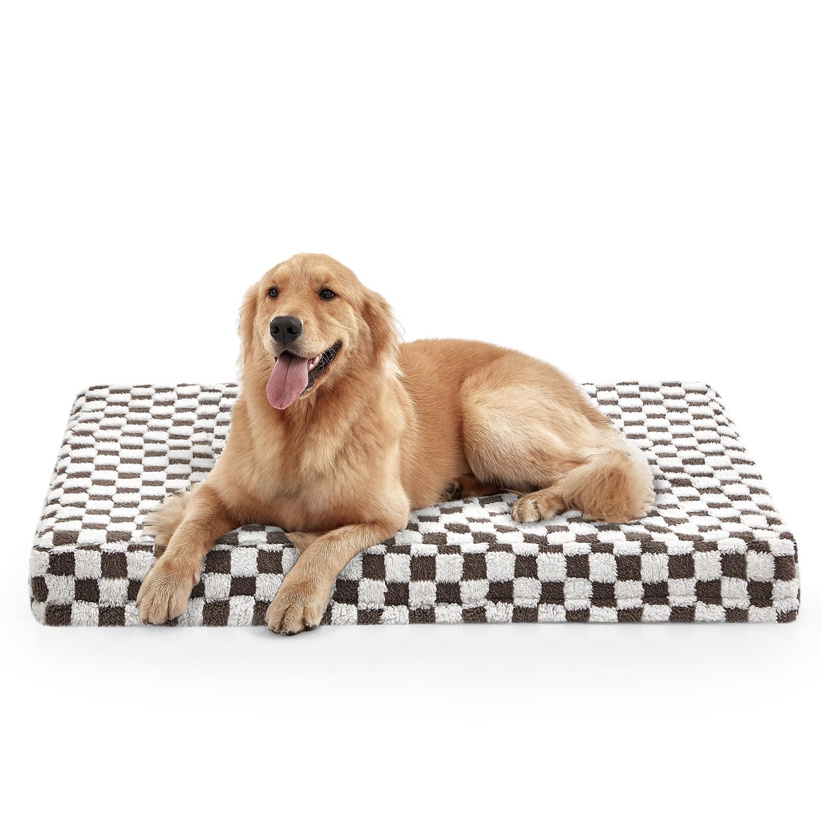 JOEJOY XL orthopedic bed with egg crate foam for joint support.