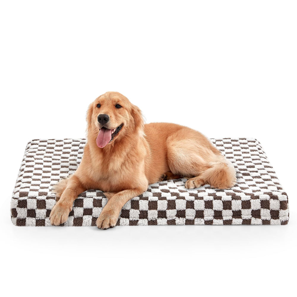 JOEJOY XL orthopedic bed with egg crate foam for joint support.