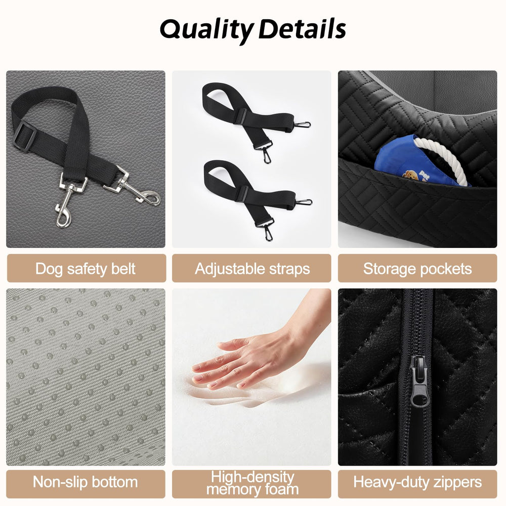 JOEJOY side-pocket storage keeps treats within easy reach.