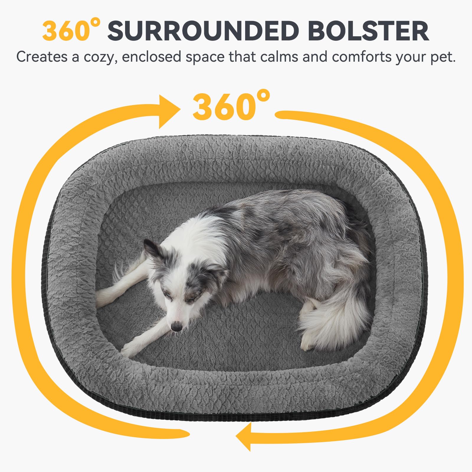 JOEJOY plush sleeping surface for soft, calming rest.