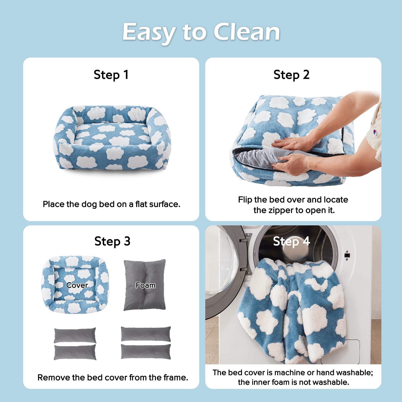 JOEJOY Five-size range helps you find the right fit for your dog.