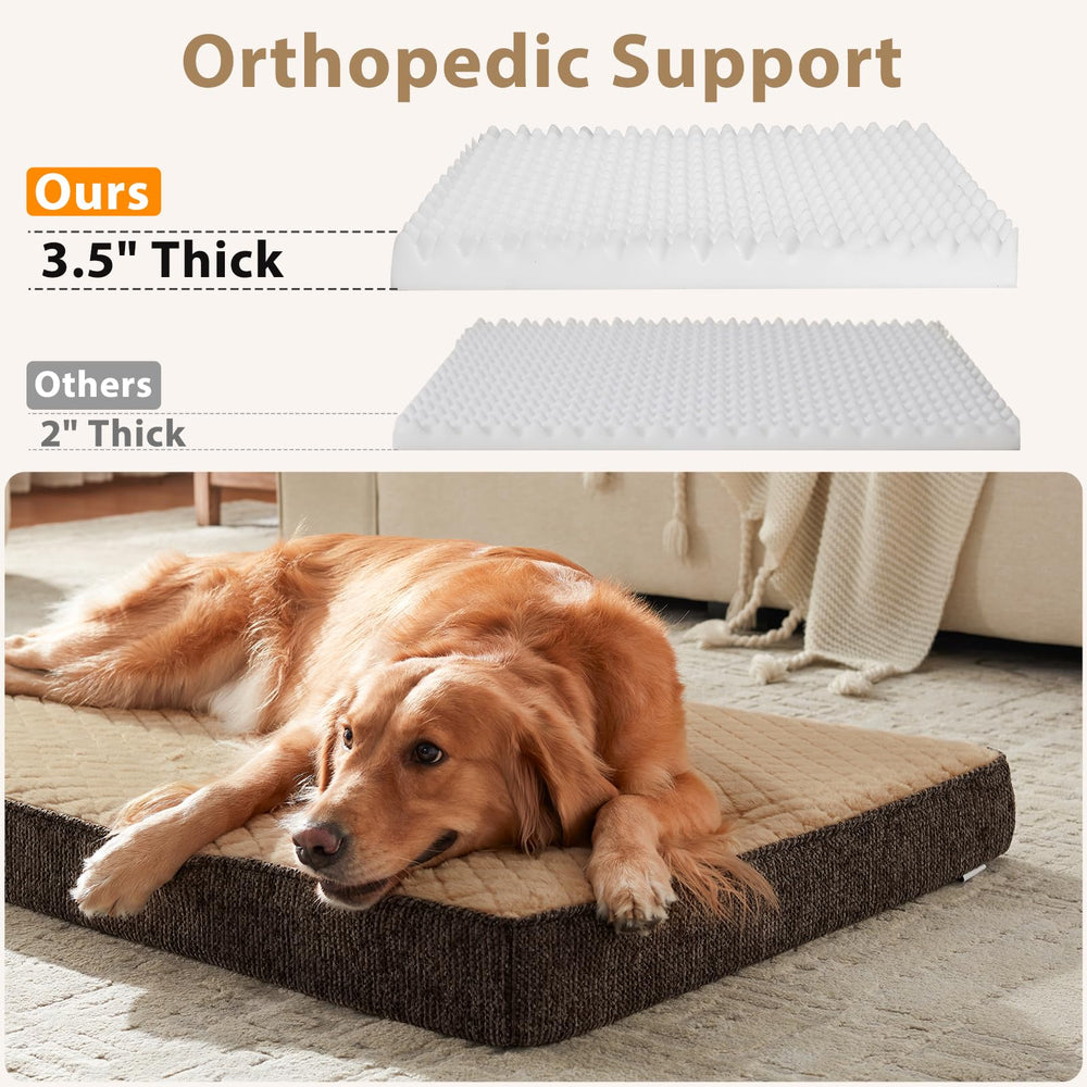 JOEJOY XL non-slip bottom keeps the bed in place on slick floors.