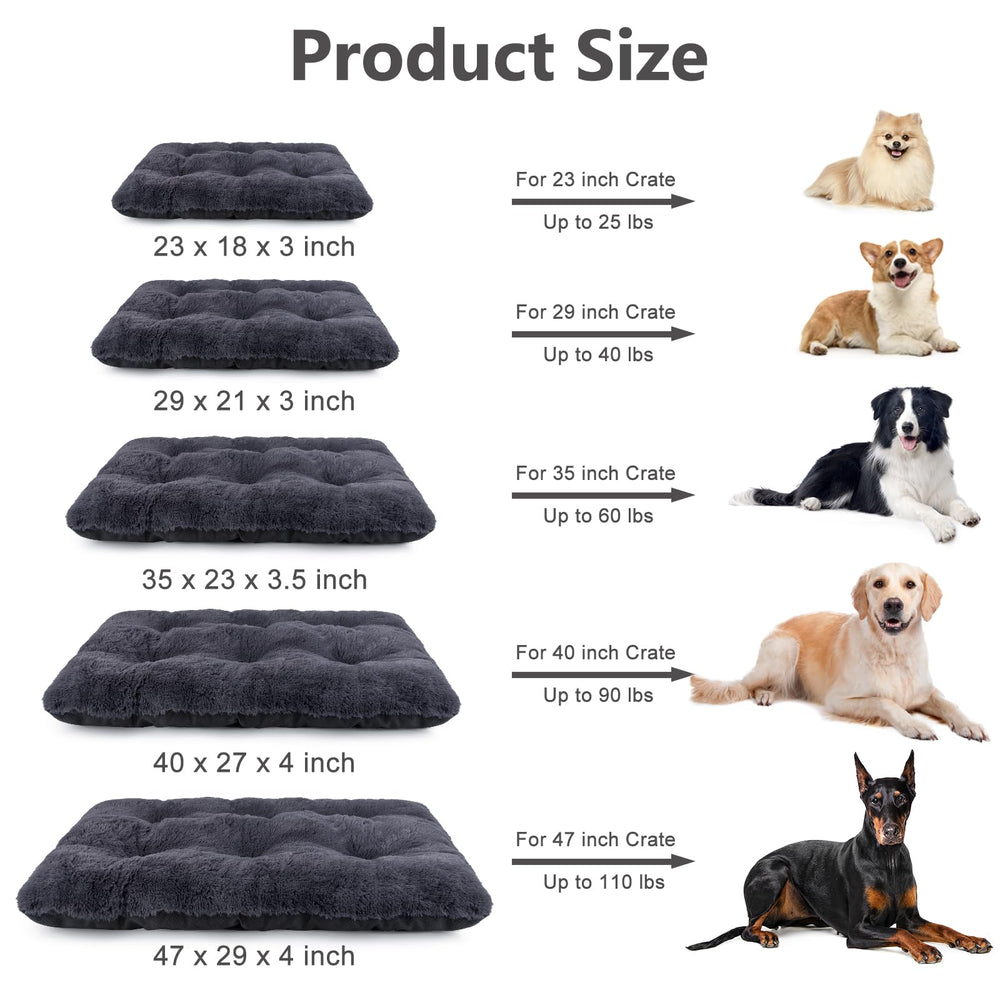 JOEJOY 40x27 dog bed fits medium to large dogs up to 90 lbs