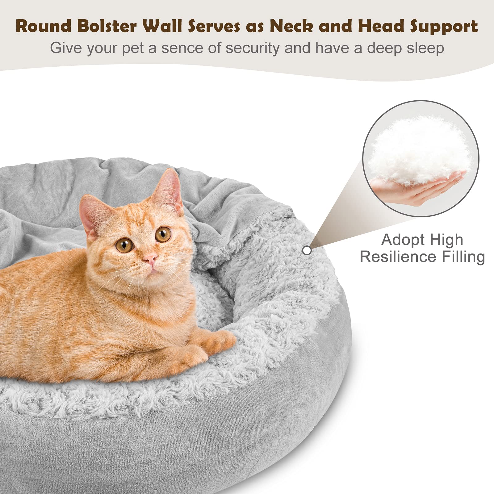 JOEJOY anti-slip bottom keeps the bed steady on floors.