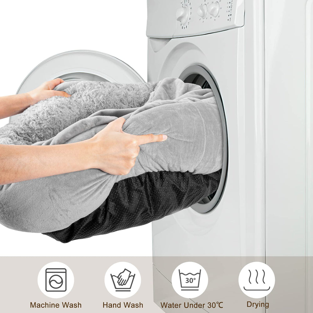 JOEJOY Attached blanket adds extra warmth and cozy coverage.