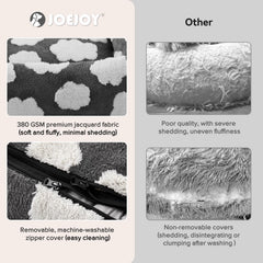 JOEJOY cloud-pattern design highlights cozy aesthetic for stylish homes.