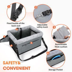 Plush cushion and soft rim on the JOEJOY booster seat for comfort.