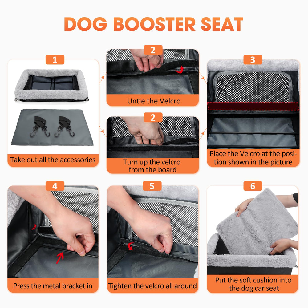 JOEJOY small-dog car seat suitable for pets up to 20 lbs like Chihuahuas.