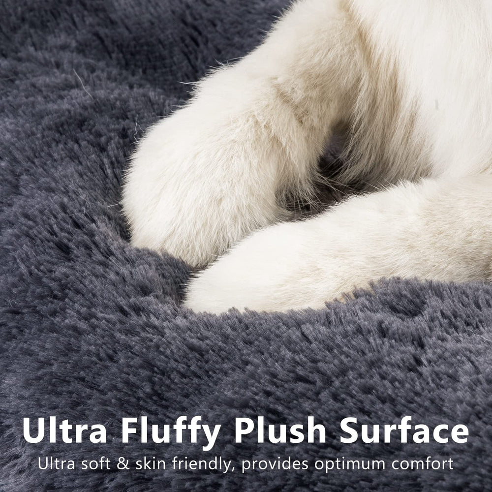 JOEJOY deluxe plush dog bed highlighting ultra-soft surface for comfort