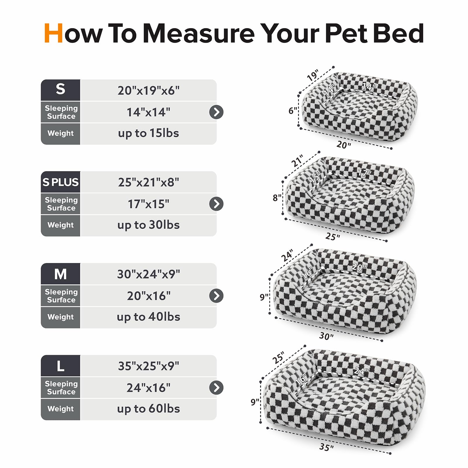 JOEJOY 25x21x8 inch size fits small to medium dogs and cats.