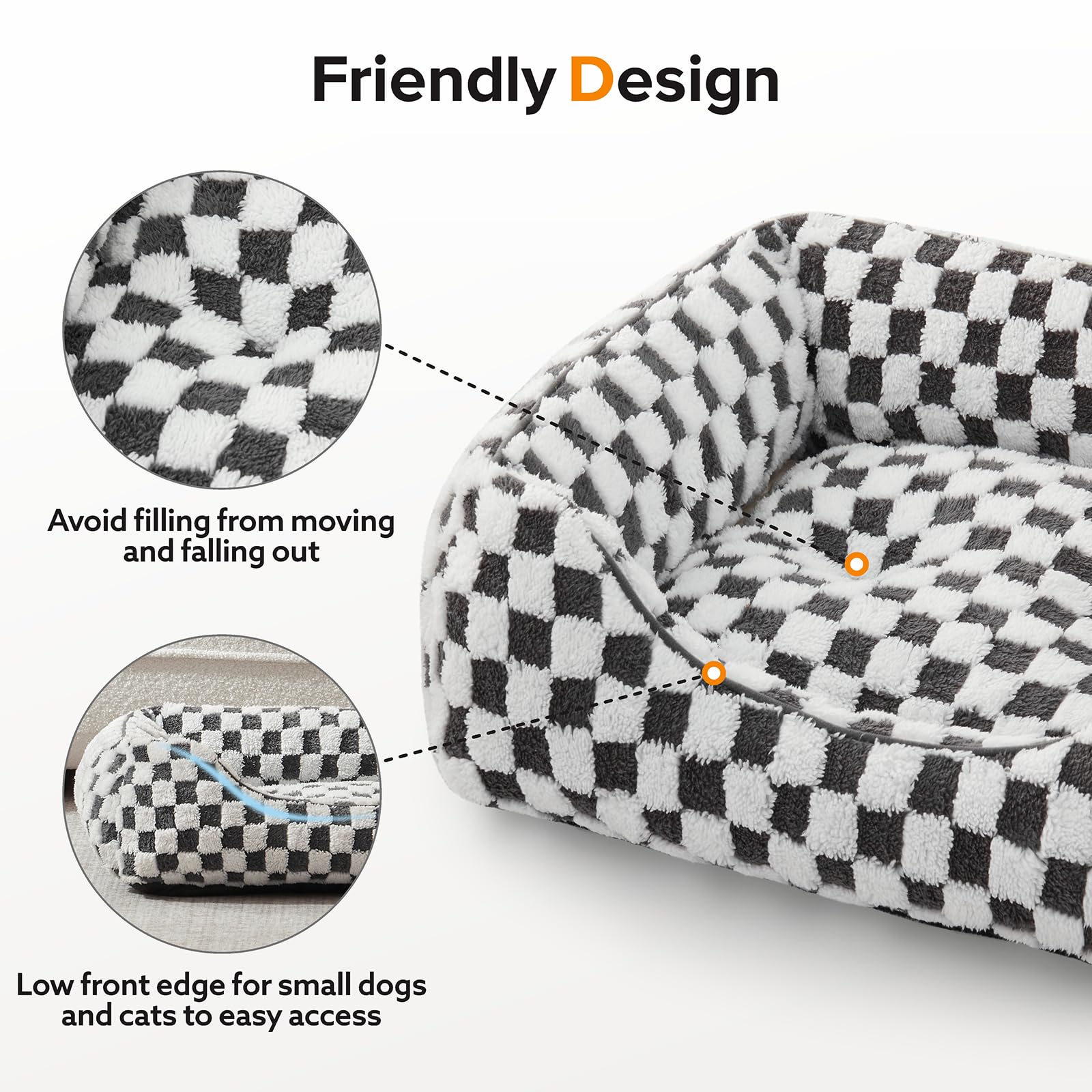 JOEJOY anti-slip bottom keeps the bed safely in place.
