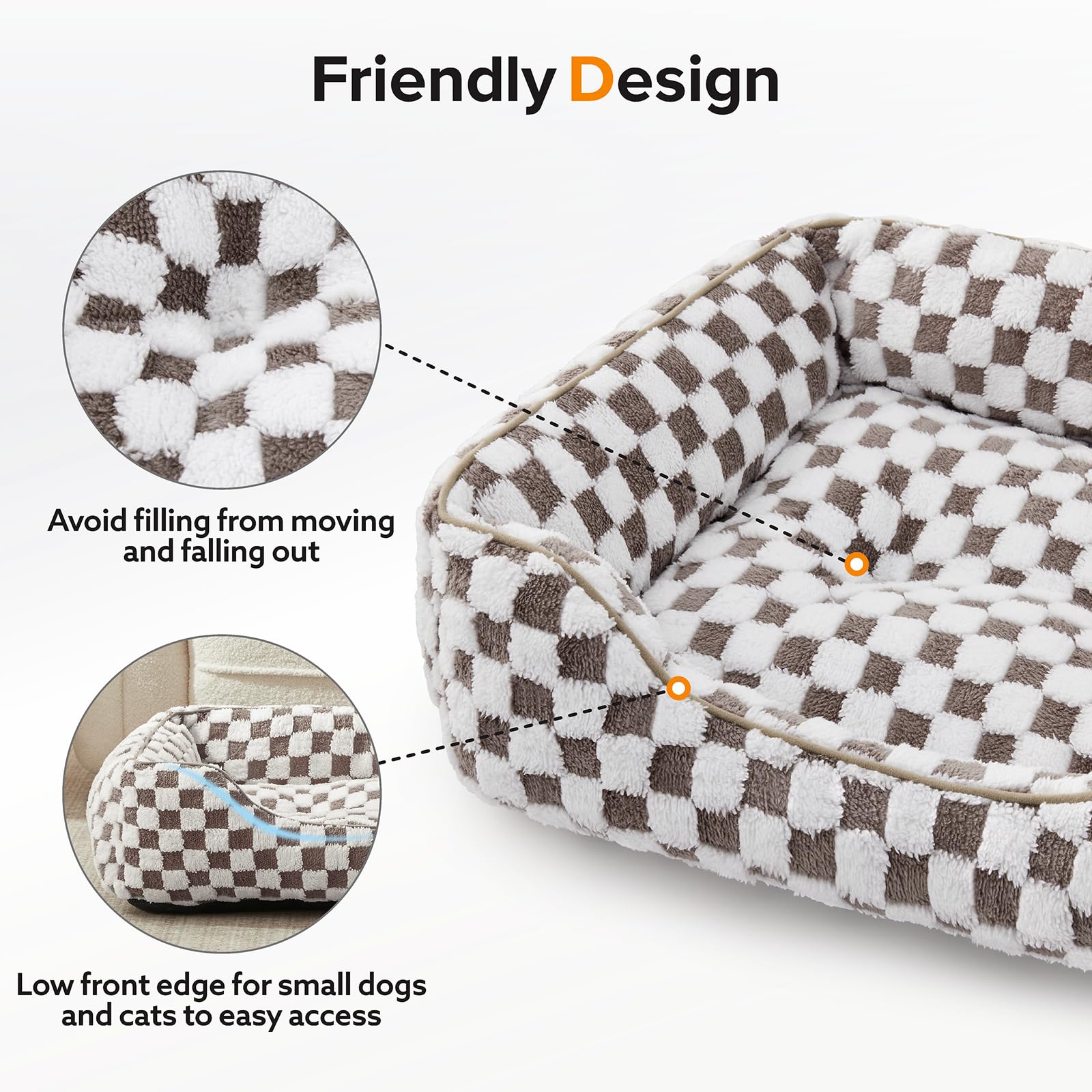 JOEJOY foam and fiber fill blend for balanced comfort and support