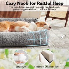 JOEJOY Orthopedic foam cushion supports joints for comfortable rest.