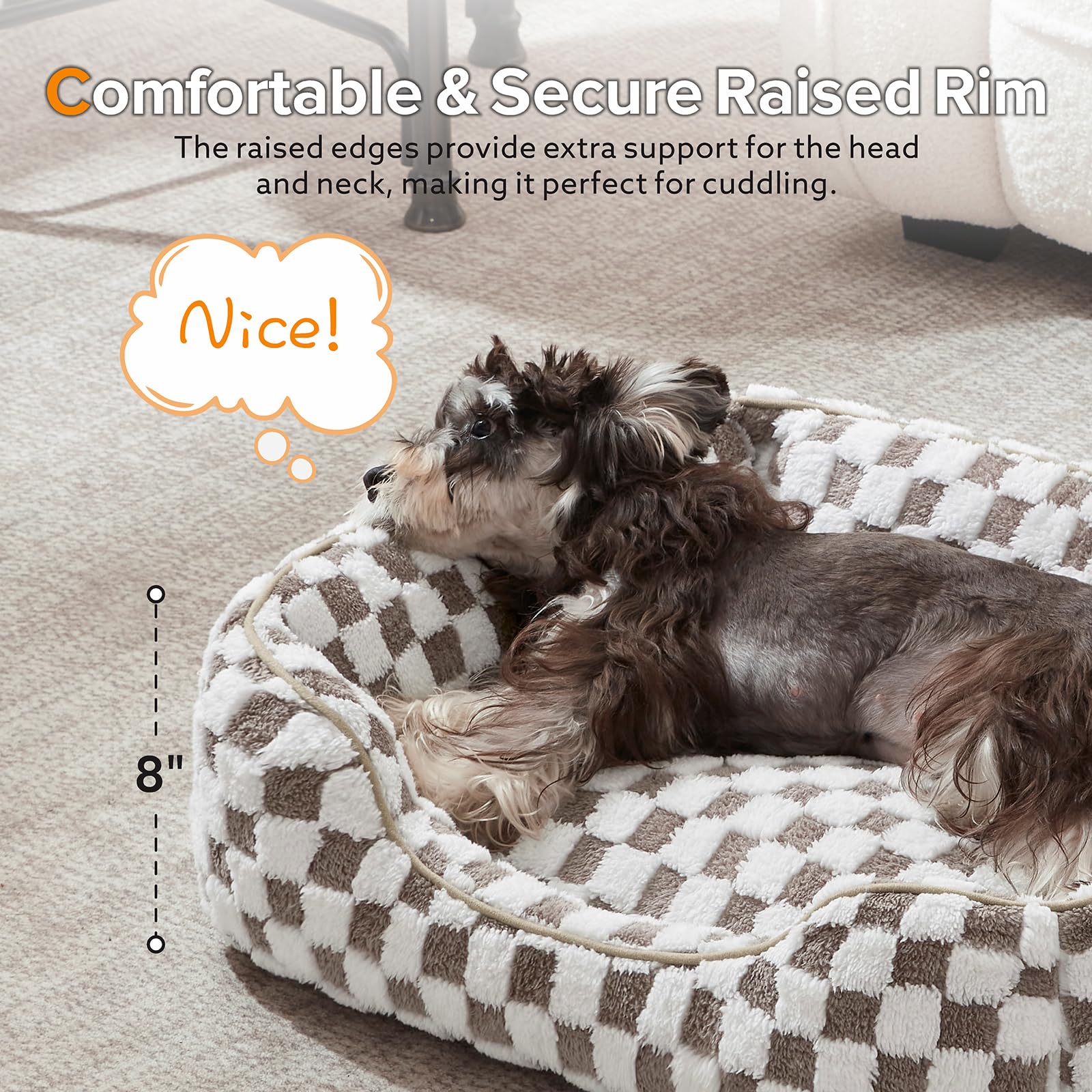 JOEJOY plush jacquard fabric close-up for ultra-soft naps and comfort