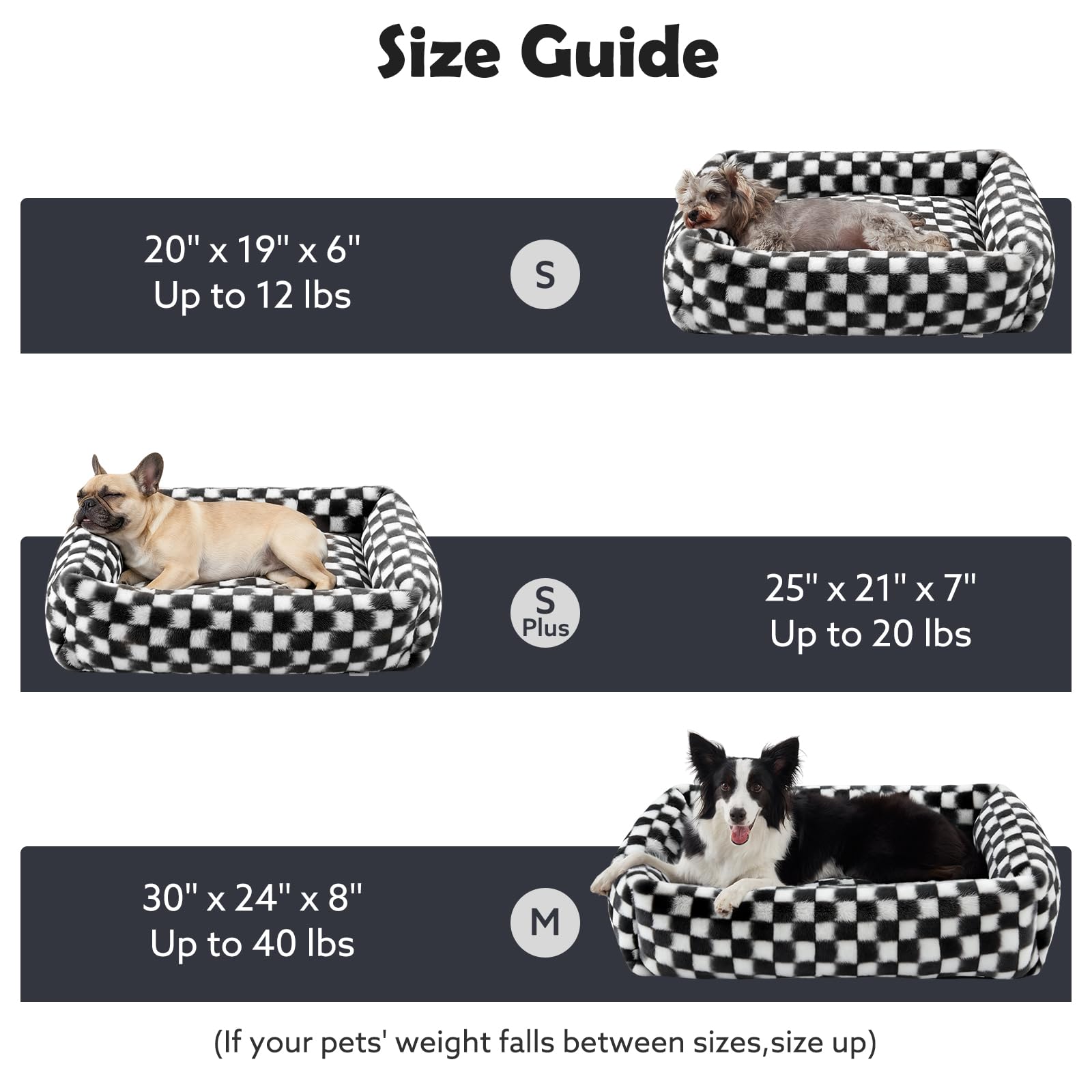 JOEJOY dog bed raised-side nook supports head and neck while resting.