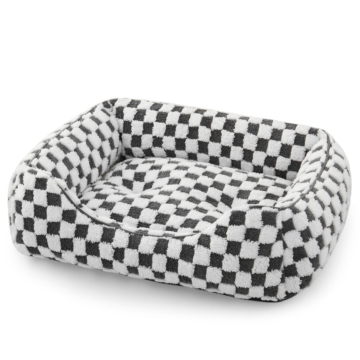 JOEJOY rectangle orthopedic dog bed with supportive design for comfy naps.