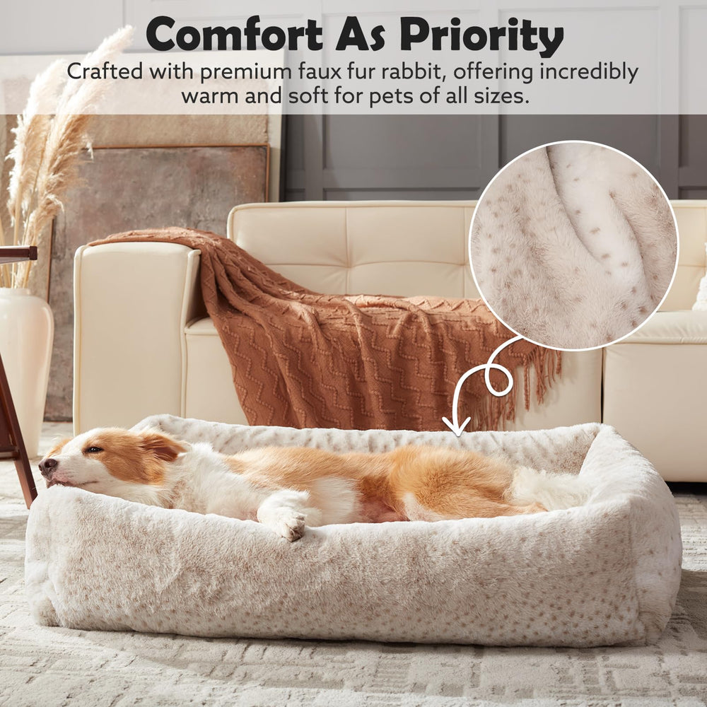 JOEJOY dog bed medium size 30x24x8 fits medium dogs up to 40 pounds