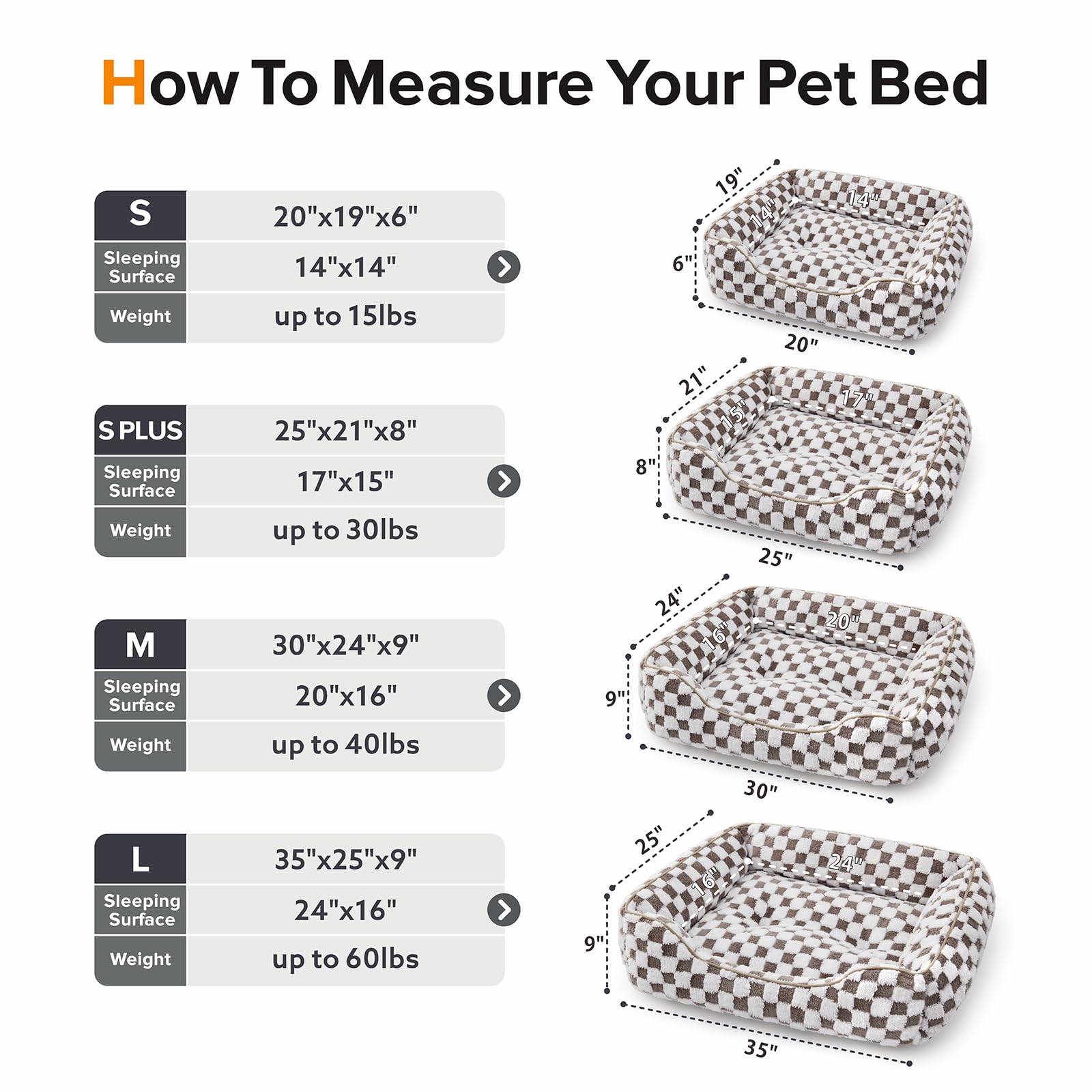 JOEJOY compact bed fits cats and small dogs up to 20 lbs