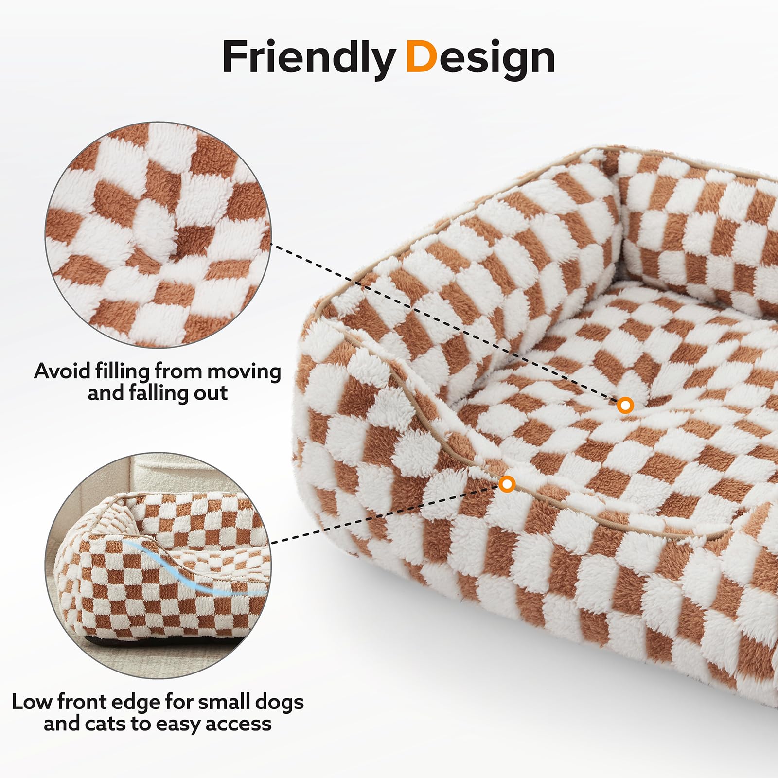 JOEJOY bed has easy access front for simple entry and curling up.