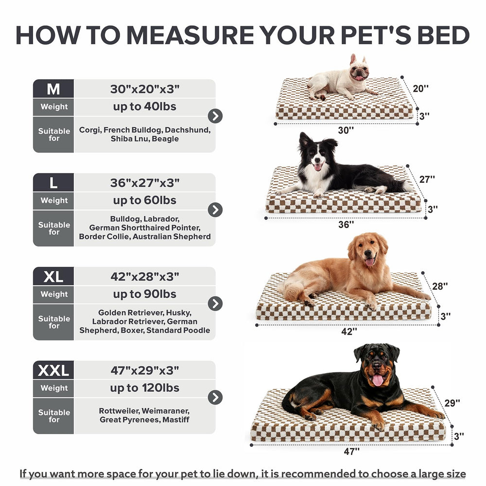 JOEJOY XL non-slip bottom keeps the bed secure on slick floors.