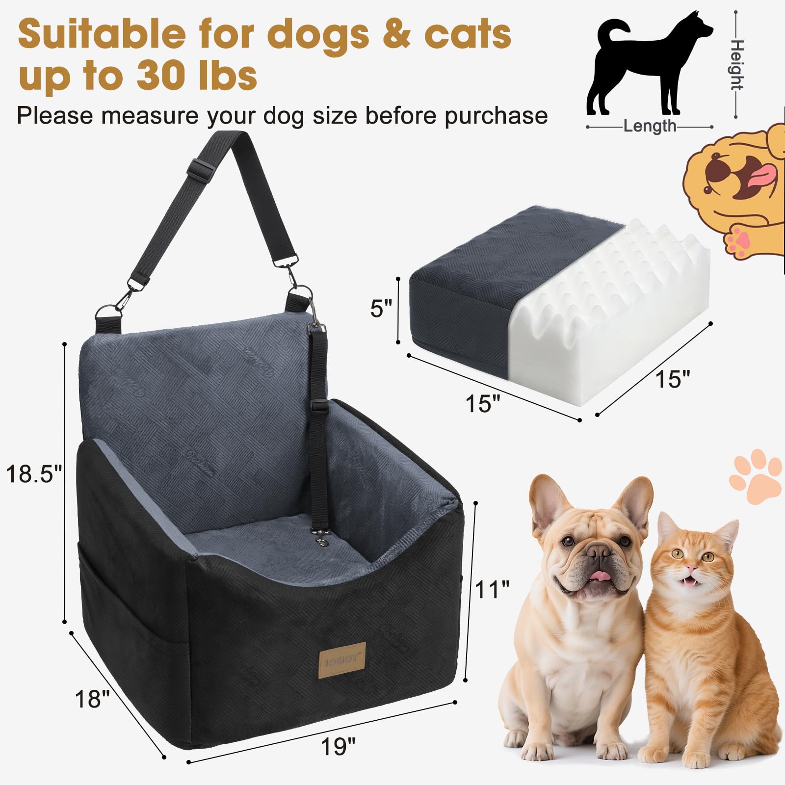 JOEJOY removable washable cover for quick cleaning
