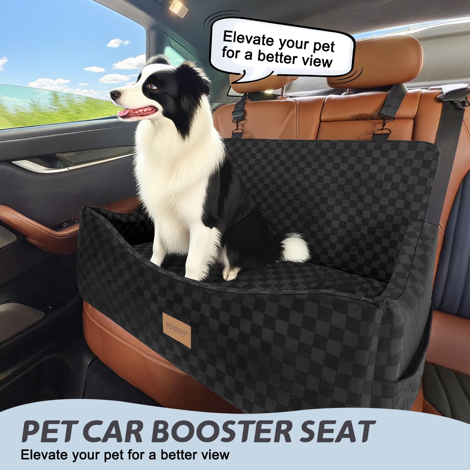 JOEJOY dual-sided cover in plush fabric for warmth during winter travels