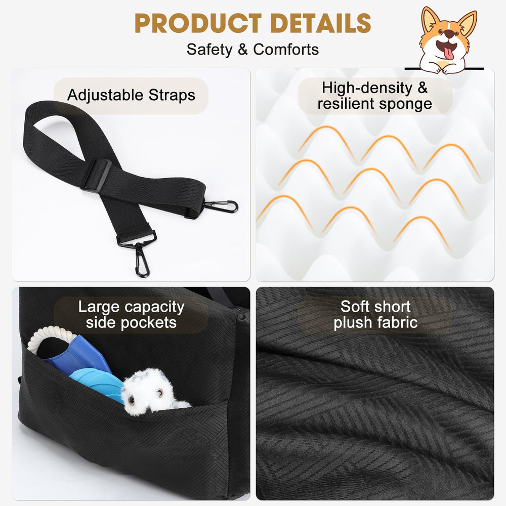JOEJOY spacious side pockets store snacks and essentials during trips